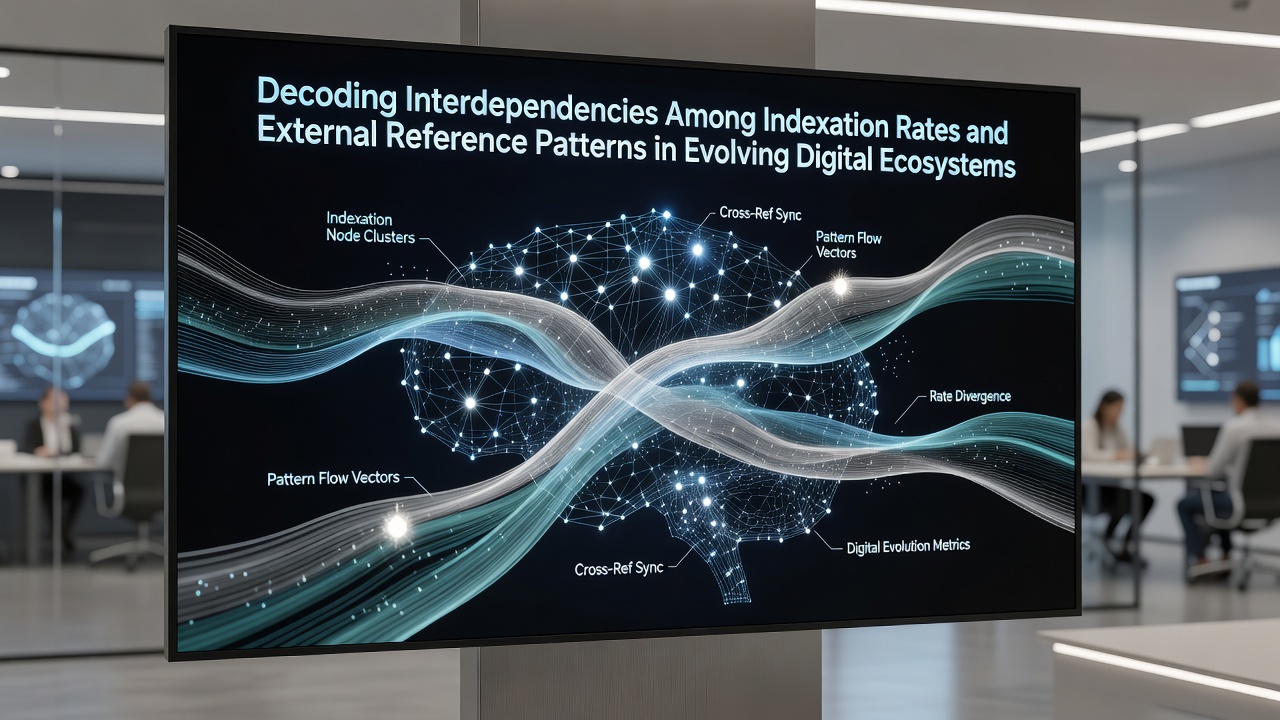 Diagram illustrating evolving digital reference networks and their effect on indexation processes